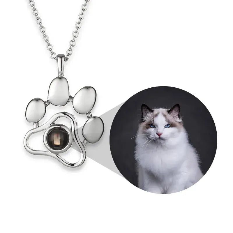 Customized Pet Photo Projection Necklace LiveProsperous